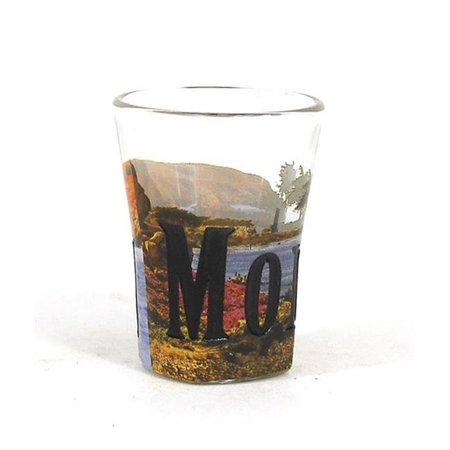 AMERICAWARE Americaware SGMTR01 Monterey Full Color  Etched  Shot Glass SGMTR01